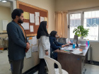بازدید مسئول کارگزینی مرکز بهداشت از مراکز و خانه های بهداشت
