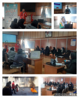 برگزاری جلسه آموزشی ایمنی وسایل گرمایشی و جلوگیری از مسمومیت co و نحوه اطفاء حریق ویژه رابطین سلامت شهر ساوه