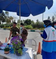 حضور فعال رابطین سلامت در ایستگاههای سلامت نوروزی شهرستان ساوه