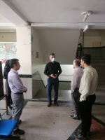 سرپرست مرکز بهداشت ساوه &quot;مهندس قربانپور&quot; به همراه کارشناسان و بازرسان بهداشت محیط از مرکز جامع سلامت شهید مصطفی خمینی بازدید نمودند.